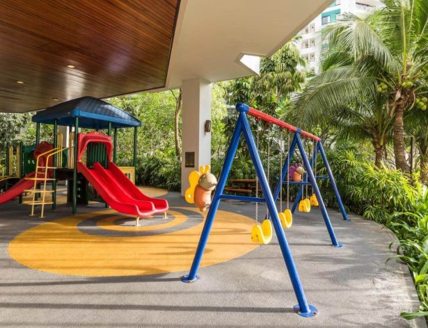 Thailand met kinderen Chatrium Residence Sathon Bangkok speeltuin